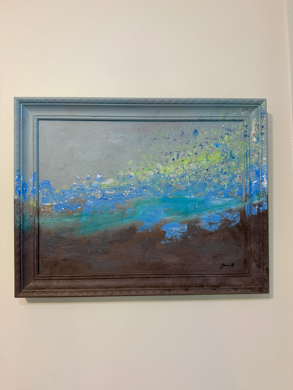 New Horizon - Abstract painting