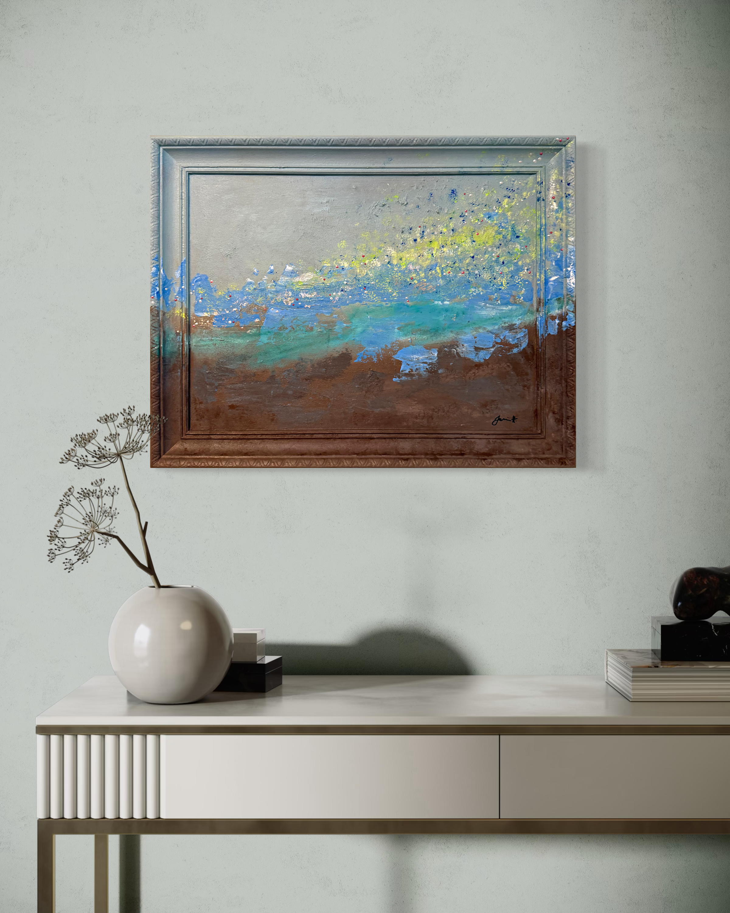 New Horizon - Abstract painting