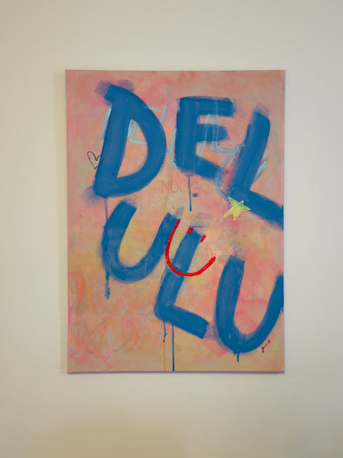 DELULU Enough - Abstract painting